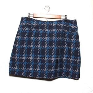 Tail Golf Skort Size 16 Large Plaid Women's